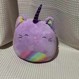 Squishmallows Cienna the Caticorn plush toy.